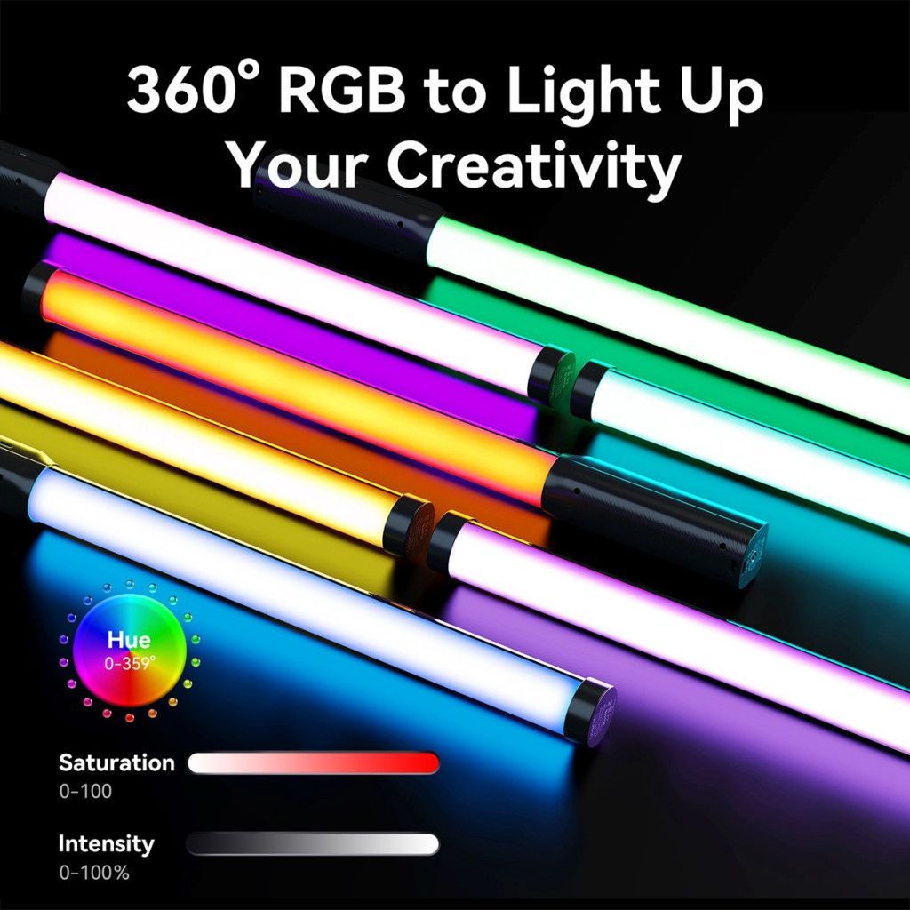 Ulanzi VL119 RGB V2 10W fénycső, kard