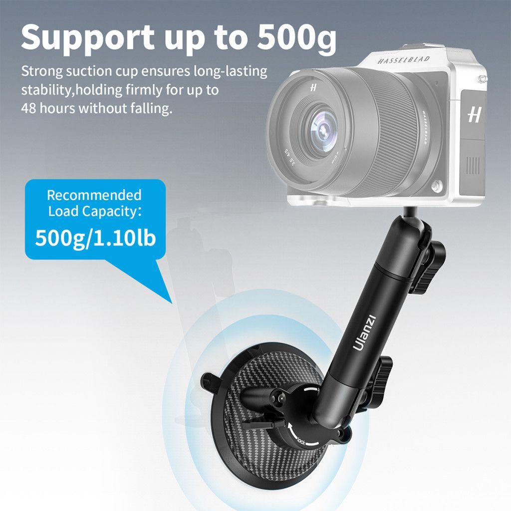 Ulanzi ZJ01 tapadókorong, telefon és Go-Quick II Gopro tartó adapter