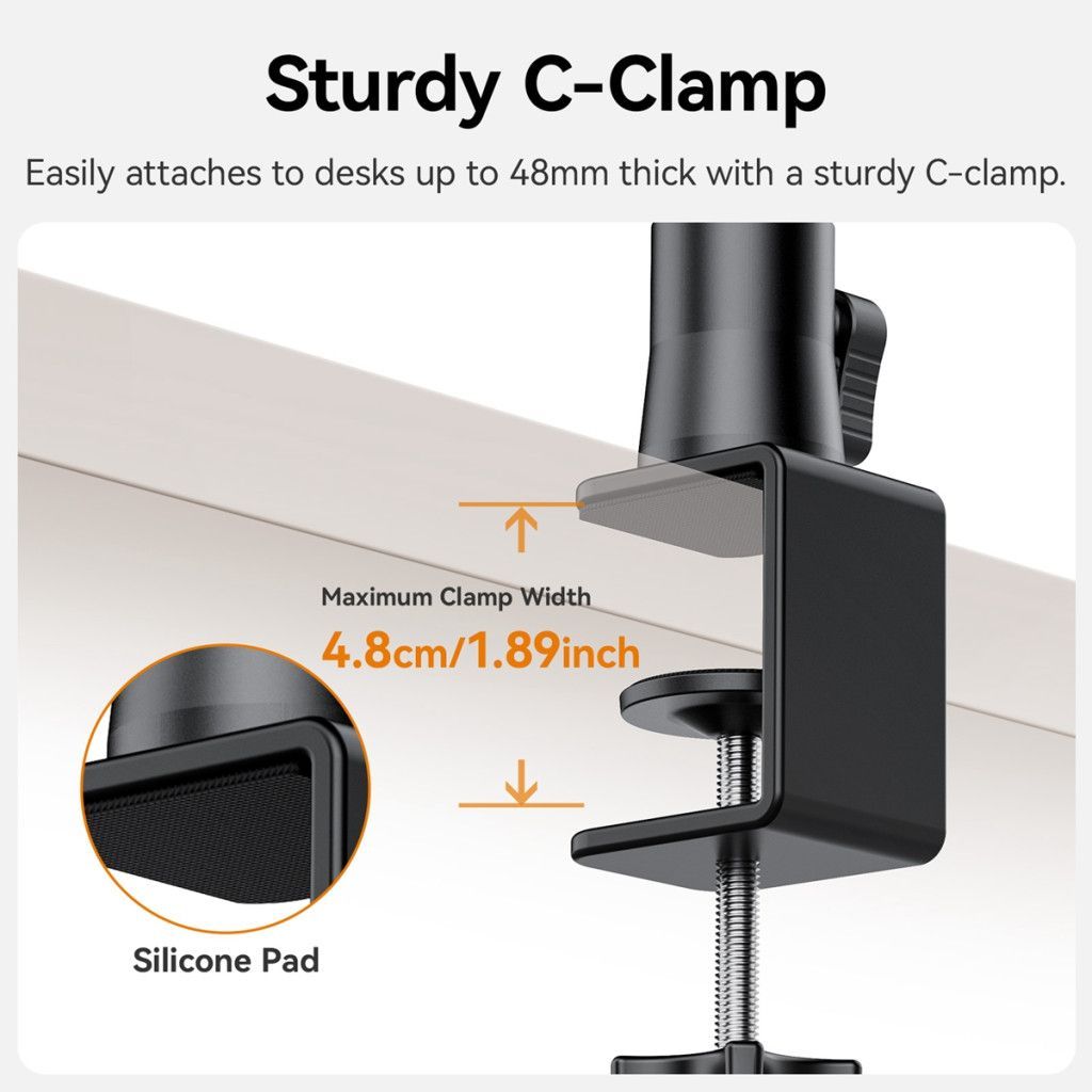 Ulanzi ZJ02 c-clip multifunkciós, asztalra rögzíthető állvány rendszer Ulanzi ZJ02 c-clip multifunkciós, asztalra rögzíthető állvány rendszer