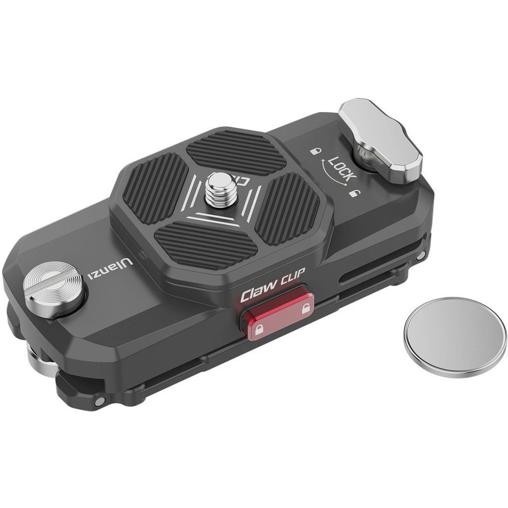 Ulanzi Claw-up gyorscseretalpas fényképezőgép rögzítő rendszer övre és vállpántra Ulanzi Claw-up gyorscseretalpas fényképezőgép rögzítő rendszer övre és vállpántra