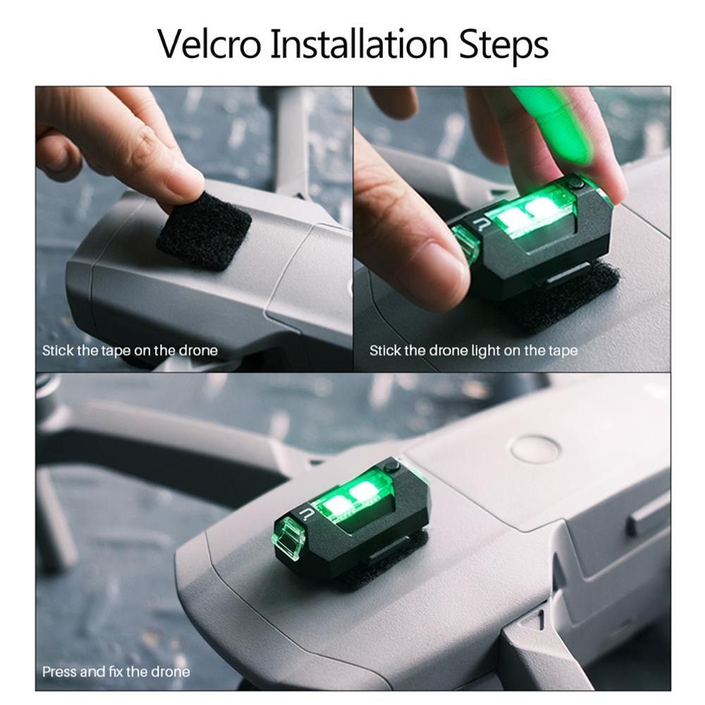 Ulanzi DR-02 drone jelzőfény, 6,5g súly, 8óra üzemidő