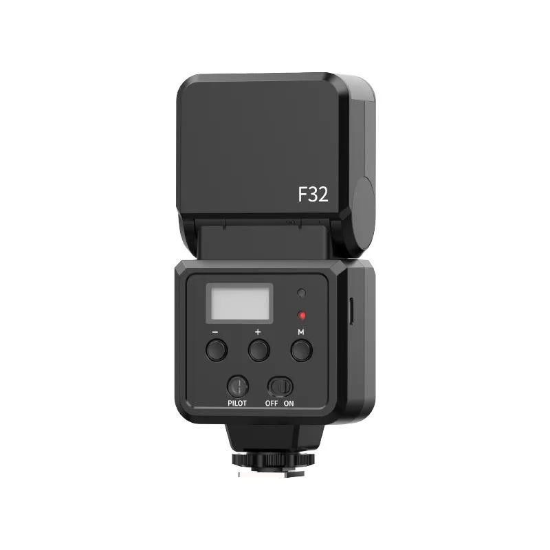 Ulanzi L060GBB1 F32 fényképezőgép vaku, dönthető fej, középpontos érintkezővel, 1400mAh Ulanzi L060GBB1 F32 fényképezőgép vaku, dönthető fej, középpontos érintkezővel, 1400mAh