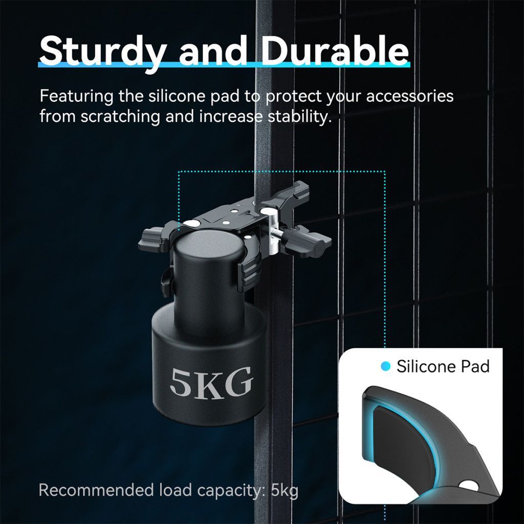 Ulanzi LC01 super clamp, dupla satu, rögzítőbilincs Ulanzi LC01 super clamp, dupla satu, rögzítőbilincs