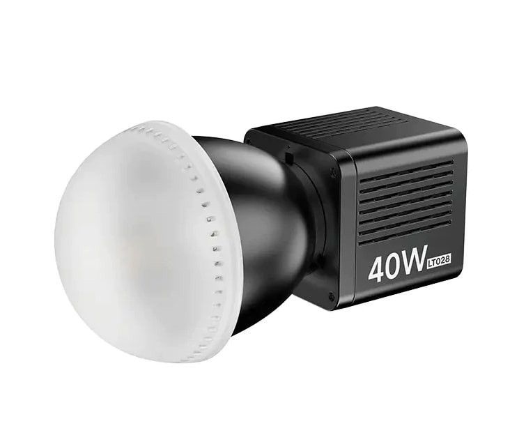 Ulanzi LT028, LS24, 40W RGB COB fotó videó LED lámpa, 2500-6500K, mini Bowens Ulanzi LT028, LS24, 40W RGB COB fotó videó LED lámpa, 2500-6500K, mini Bowens