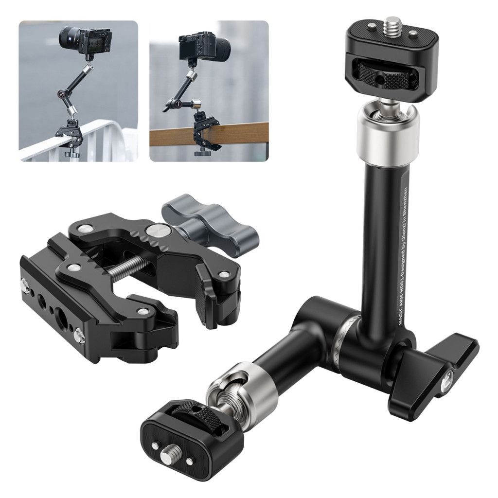 Ulanzi R011a super clamp, satu, rögzítőbilincs, HD01 10"-os magic arm Ulanzi R011a super clamp, satu, rögzítőbilincs, HD01 10"-os magic arm