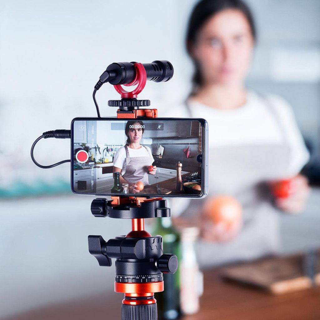 K&F Concept CA02 Arca Swiss alumínium gyors-cseretalp, kamerához, mobiltelefonhoz, narancssárga