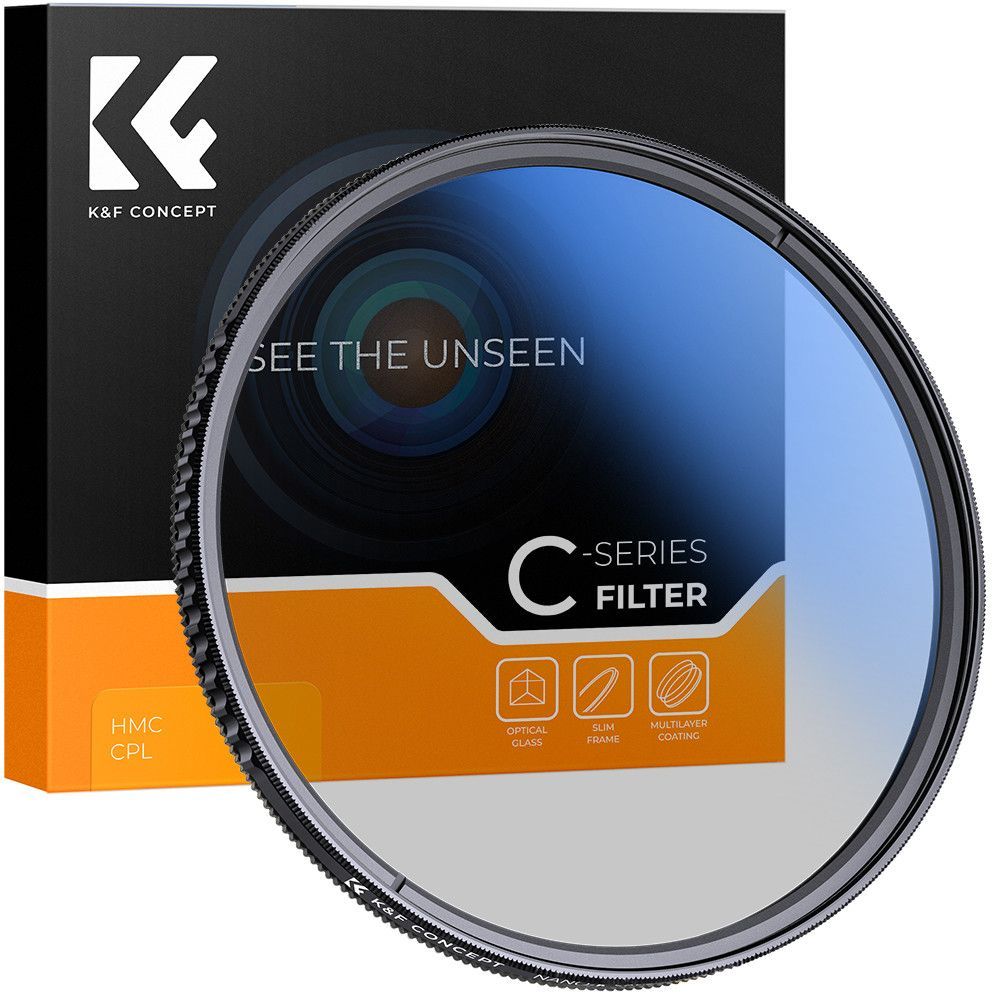 K&F Concept Classic Series CPL cirkuláris polár szűrő, 52 mm