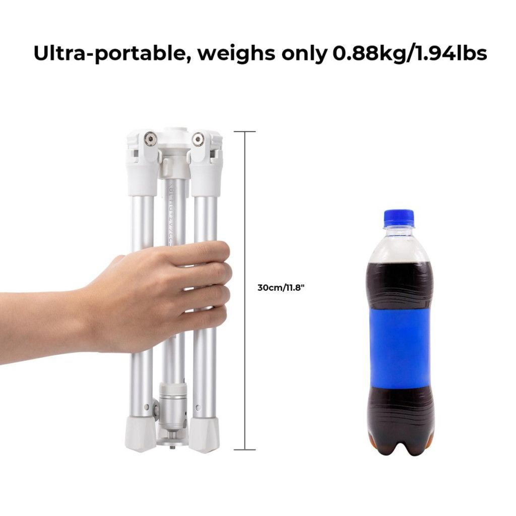 K&F Concept E224A3+BH-18 állvány, selfie bot, Gopro adapter, telefon adapter, bluetooth kioldó