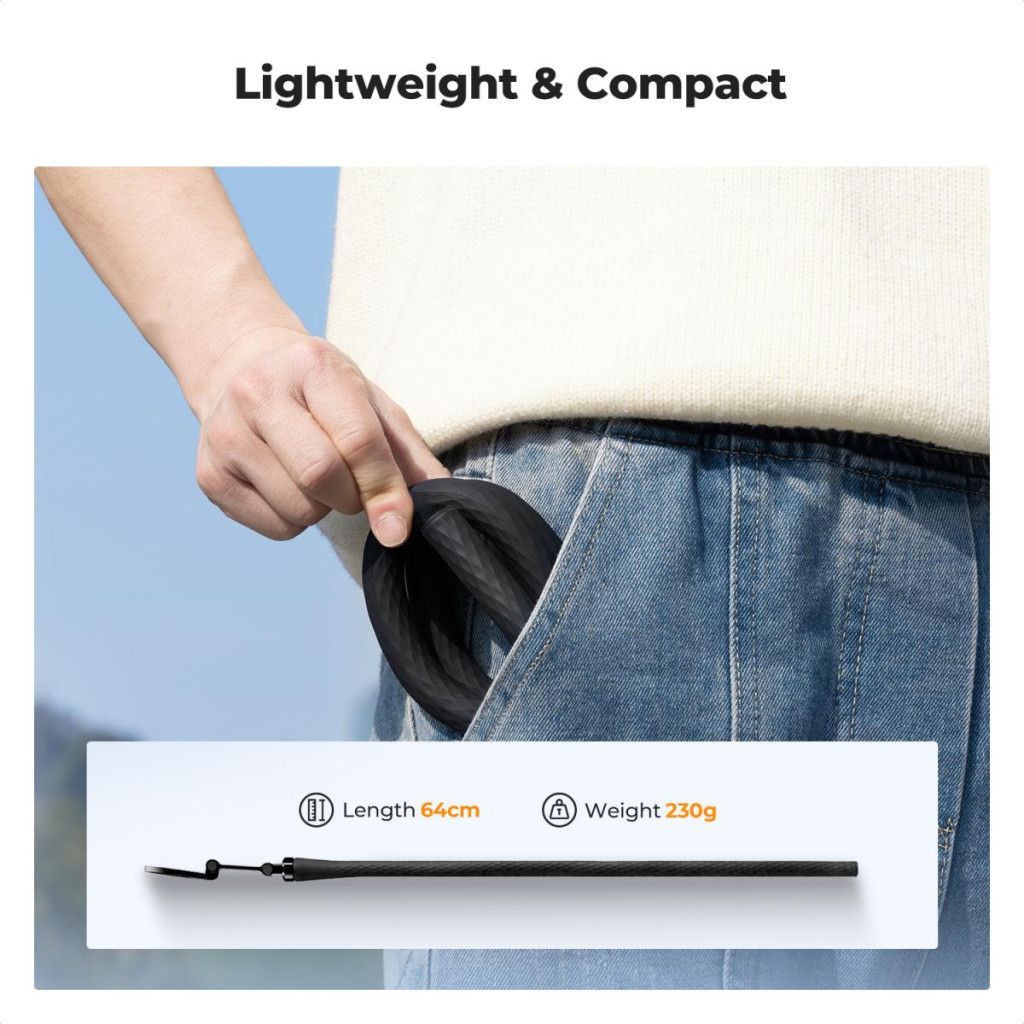 K&F Concept hajlítható selfie bot, Magsafe, Gopro adapter, bluetooth kioldó