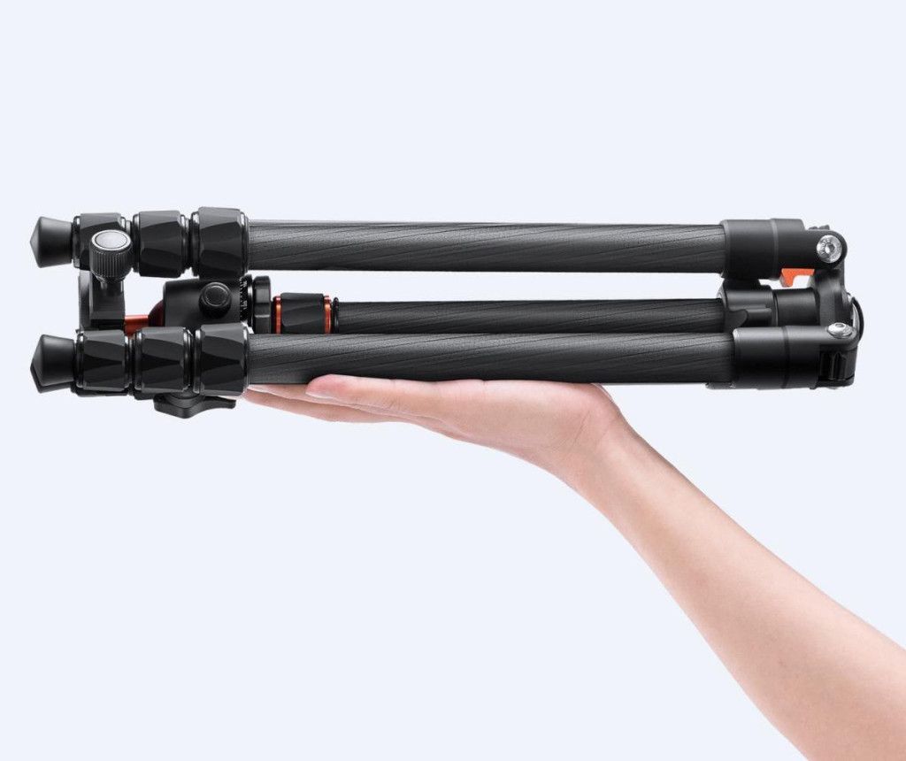 K&F Concept K254C2 karbon állvány, BH-36L gömbfej, 162cm magasság, 8kg teherbírás