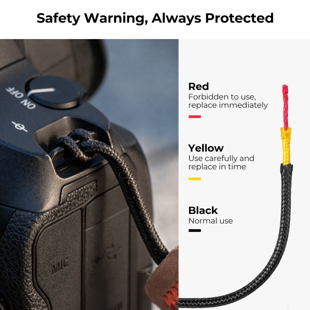 K&F Concept lapos nyakpánt gyorskioldó csattal, 3,2cm x 100-160cm, fekete