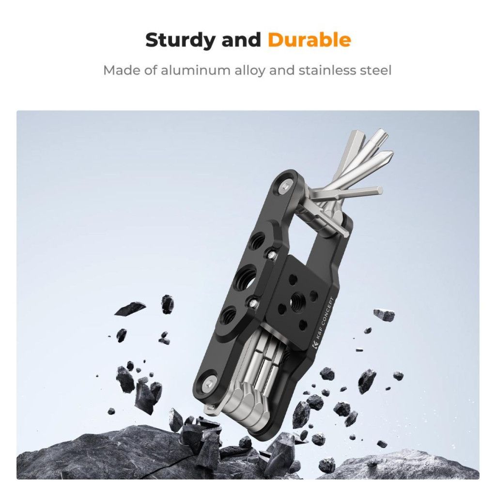 K&F Concept multifunkciós összecsukható szerszámkészlet, 10 az 1-ben