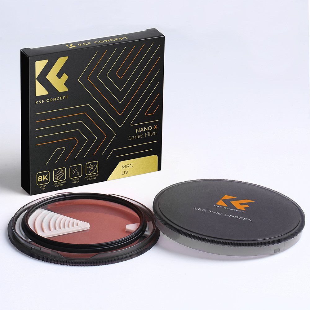 K&F Concept NANO-X series, B270, HD, MCUV szűrő, vízlepergető, karcálló, 112mm K&F Concept NANO-X series, B270, HD, MCUV szűrő, vízlepergető, karcálló, 112mm