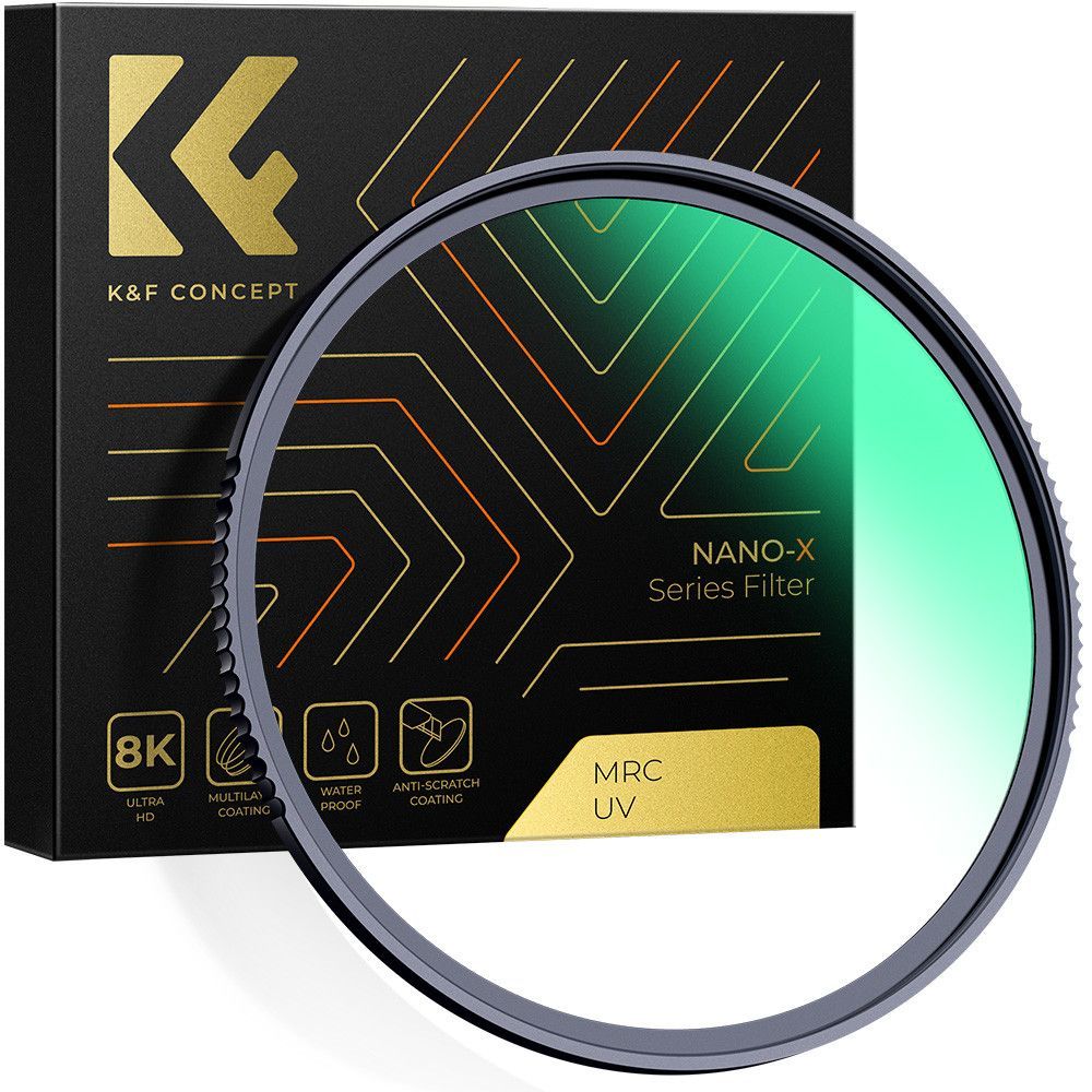 K&F Concept NANO-X series, B270, HD, MCUV szűrő, vízlepergető, karcálló, 37mm