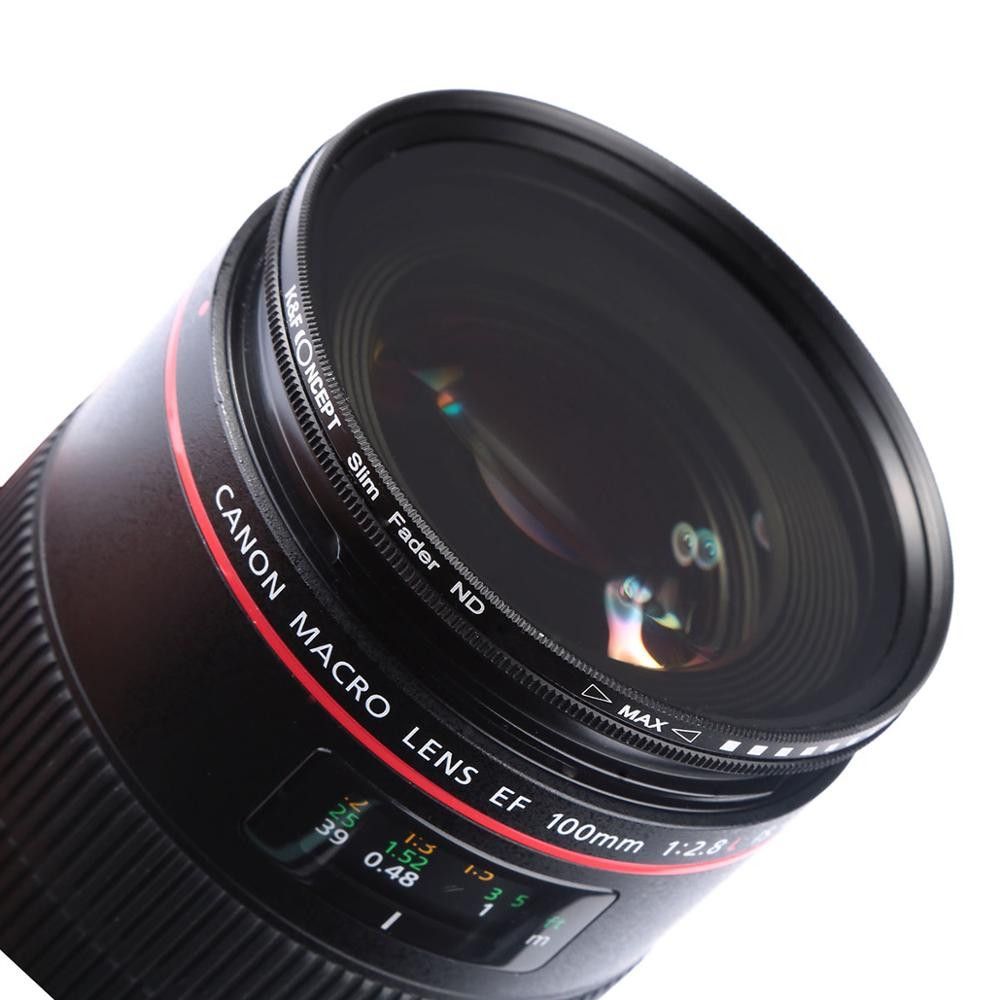 K&F Concept Slim vario ND 2-400 változtatható szürkeszűrő, 43 mm