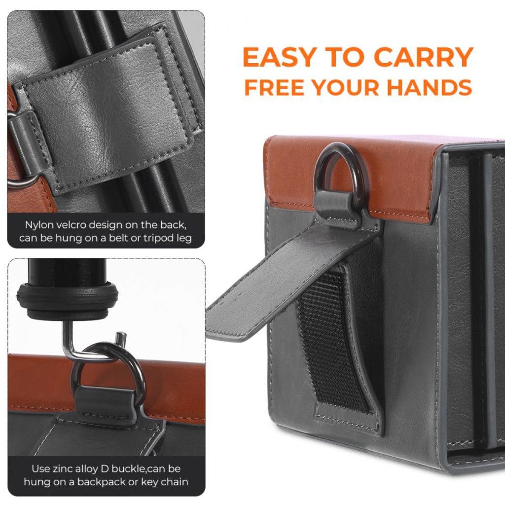 K&F Concept szűrőtartó kemény tok, 3db lapszűrő számára, max 100x100mm