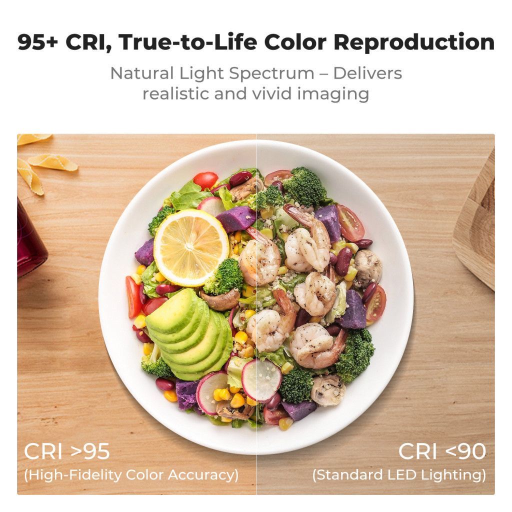 K&F Concept 12W RGB Led lámpa, 2700K-7500K, 95CRI, 13 effekt, 5000mAh