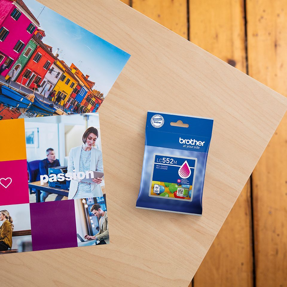 Brother LC552M Magenta tintapatron