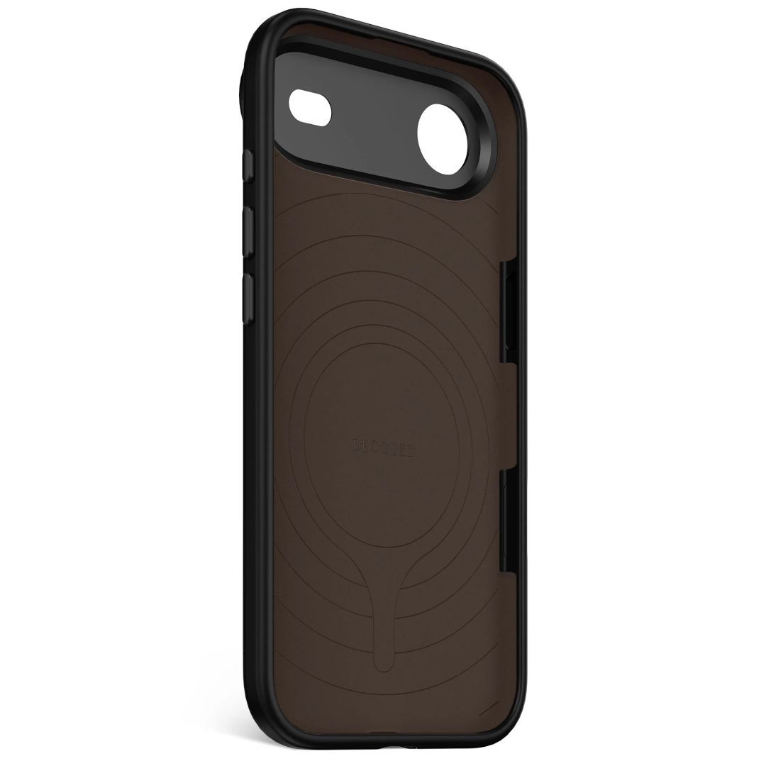 Decoded AntiMicrobial Silicone Backcover for iPhone 17 Air Phantom Black