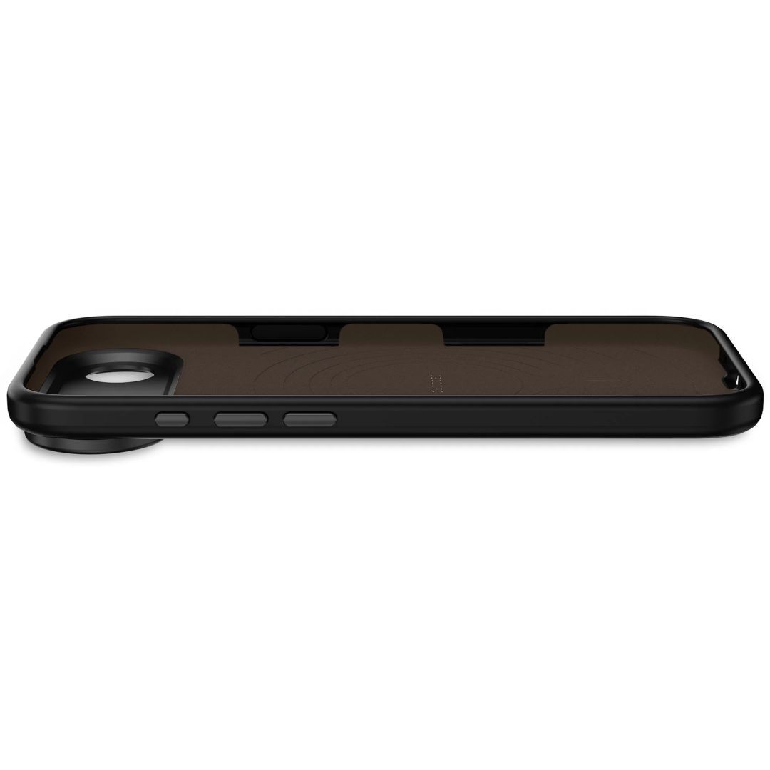 Decoded AntiMicrobial Silicone Backcover for iPhone 17 Air Phantom Black