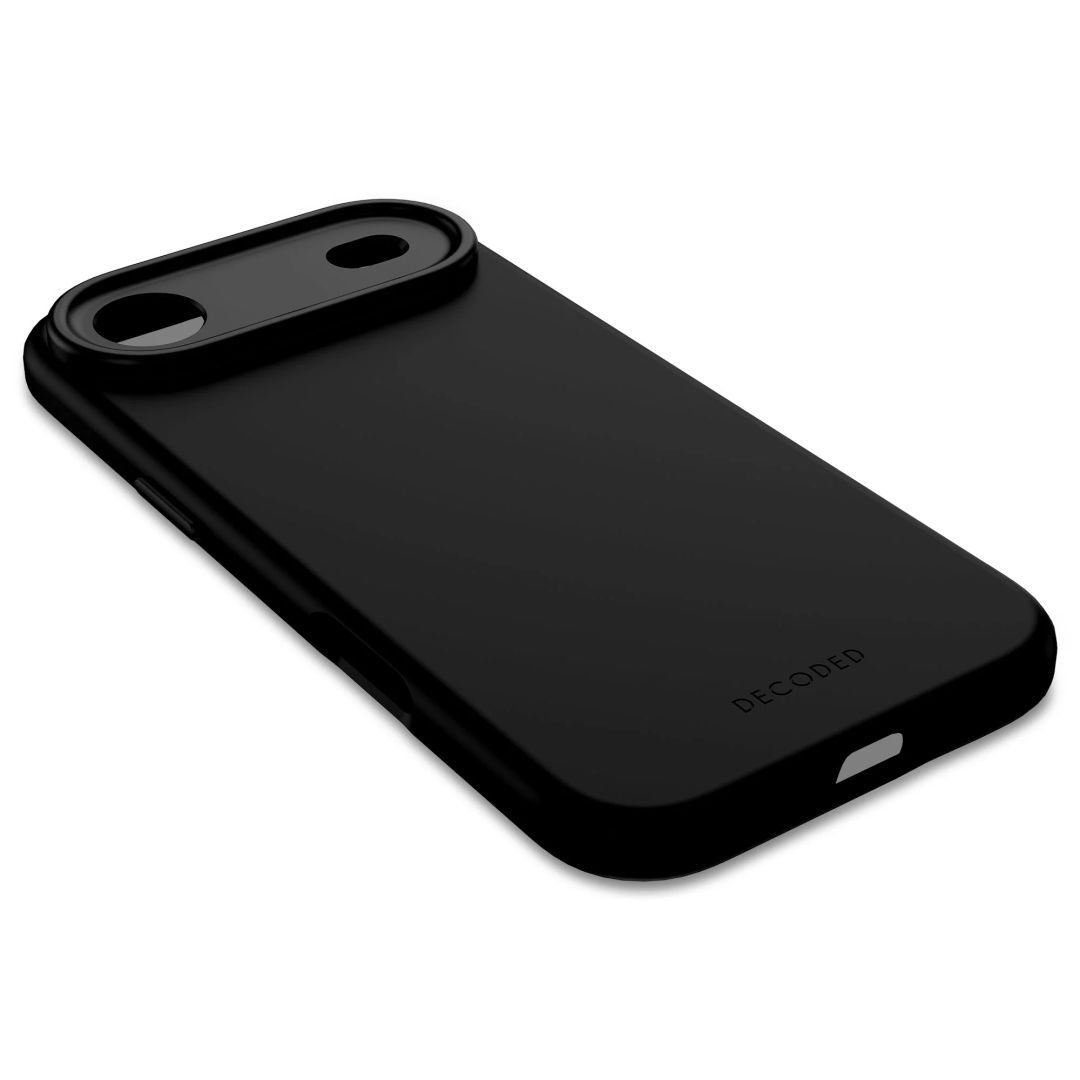 Decoded AntiMicrobial Silicone Backcover for iPhone 17 Air Phantom Black