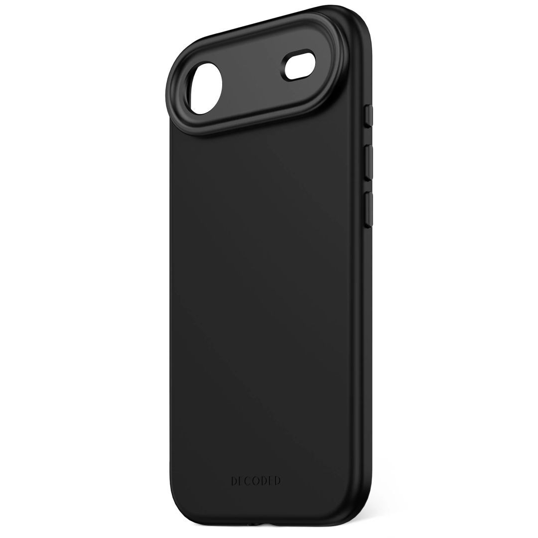 Decoded AntiMicrobial Silicone Backcover for iPhone 17 Air Phantom Black