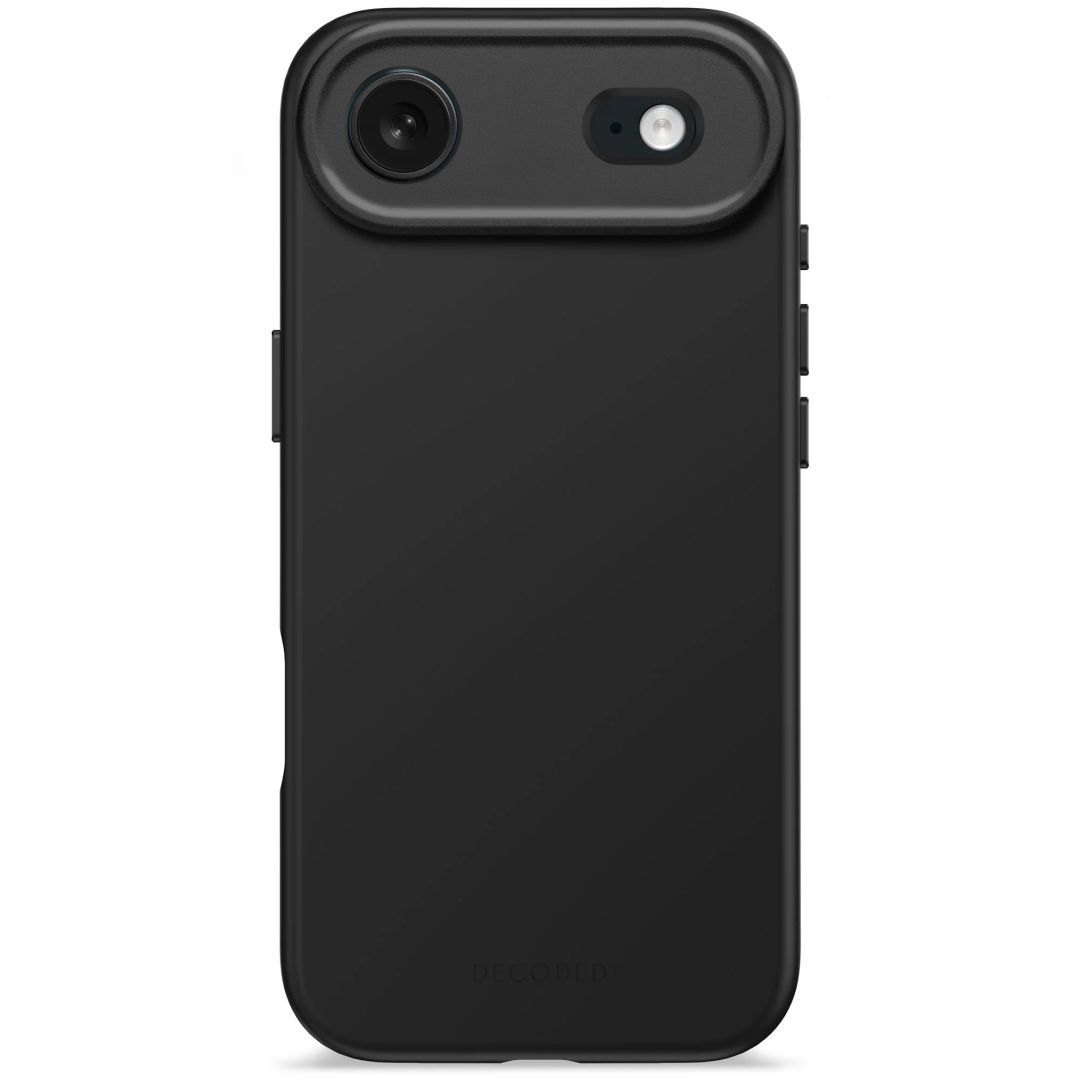 Decoded AntiMicrobial Silicone Backcover for iPhone 17 Air Phantom Black