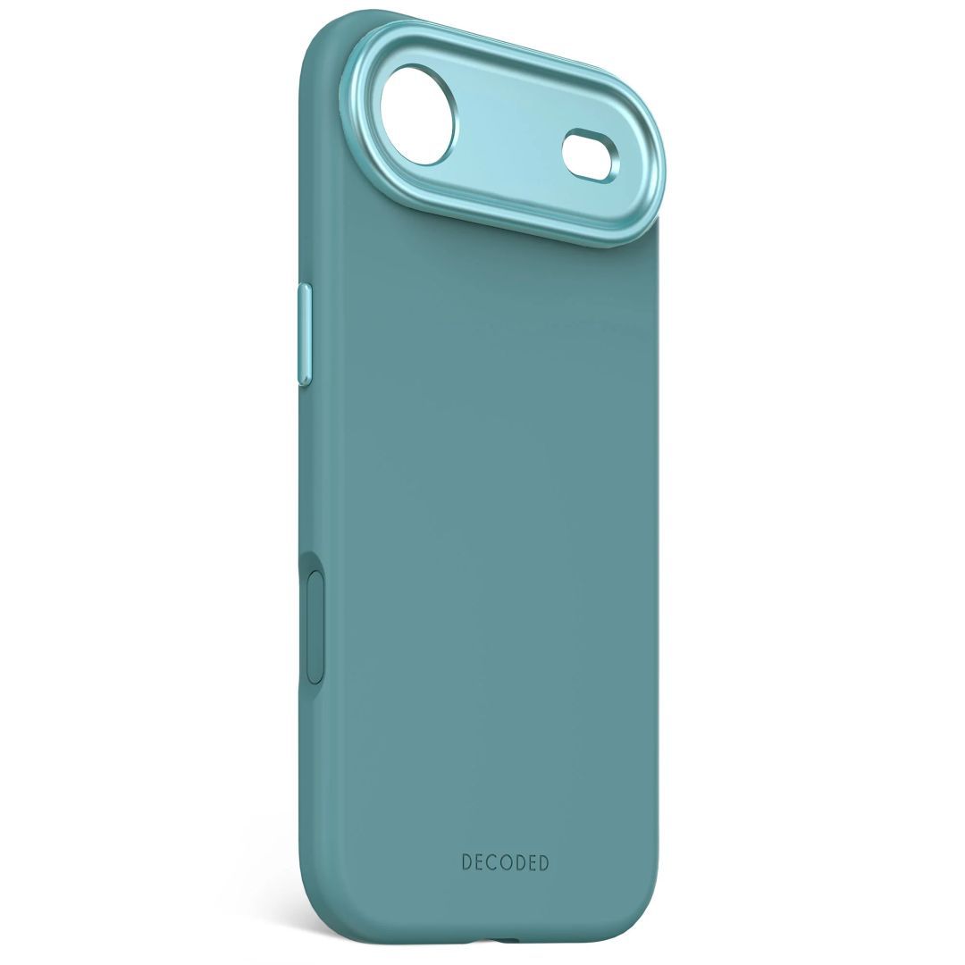 Decoded AntiMicrobial Silicone Backcover for iPhone 17 Air Retro Blue