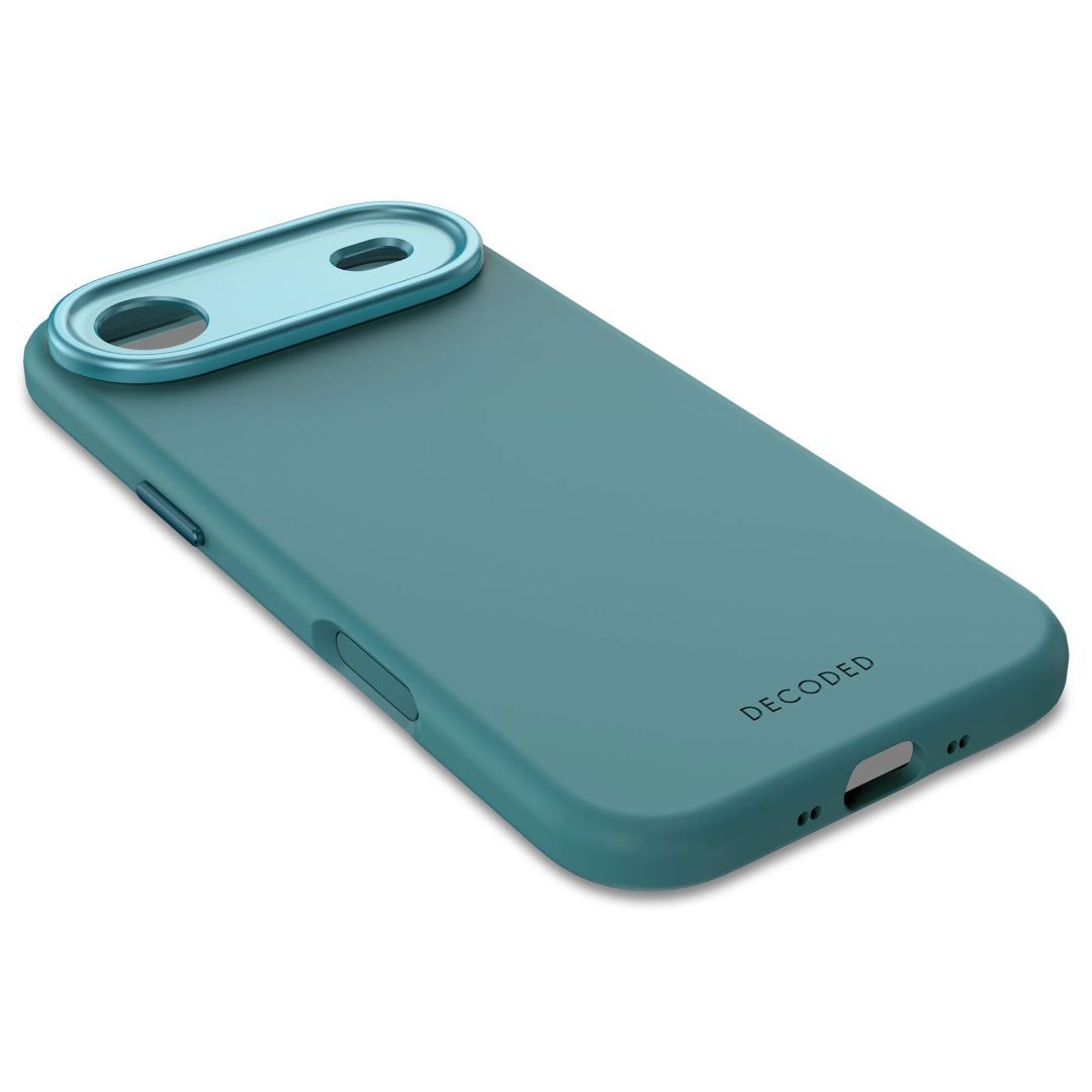 Decoded AntiMicrobial Silicone Backcover for iPhone 17 Air Retro Blue
