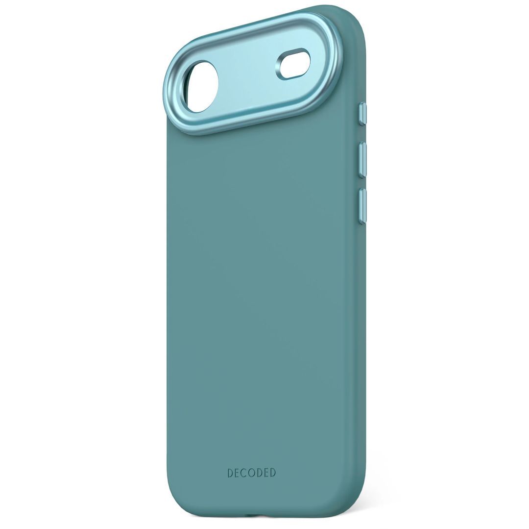 Decoded AntiMicrobial Silicone Backcover for iPhone 17 Air Retro Blue