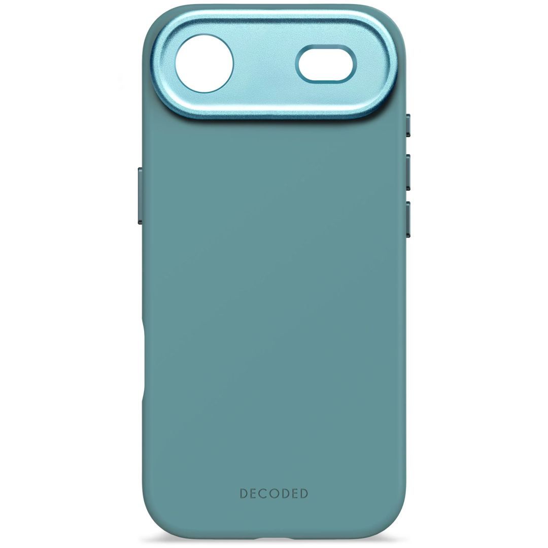Decoded AntiMicrobial Silicone Backcover for iPhone 17 Air Retro Blue