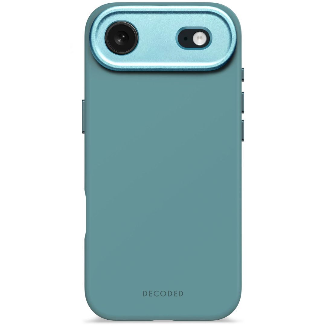 Decoded AntiMicrobial Silicone Backcover for iPhone 17 Air Retro Blue
