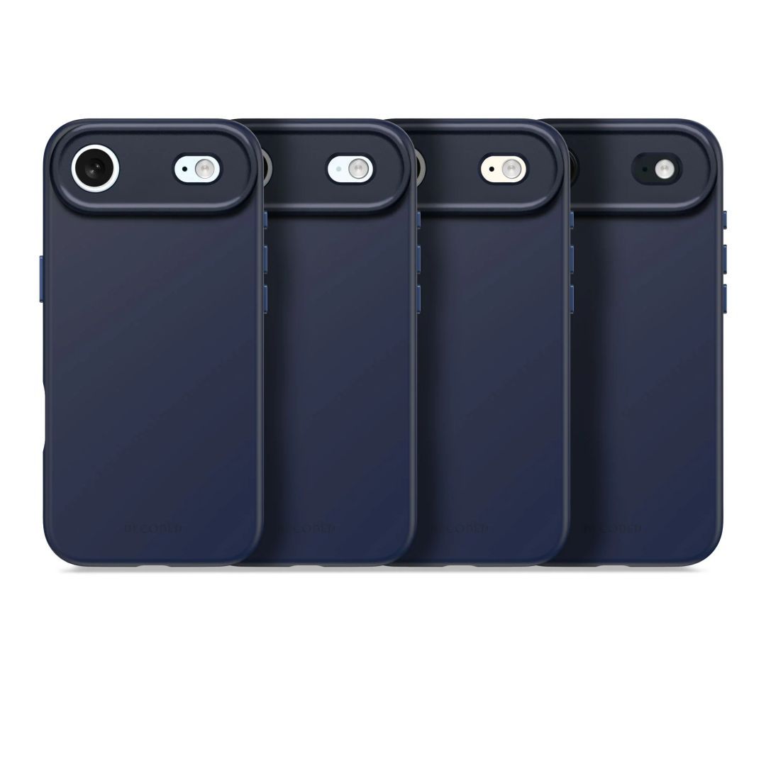 Decoded AntiMicrobial Silicone Backcover for iPhone 17 Air True Navy