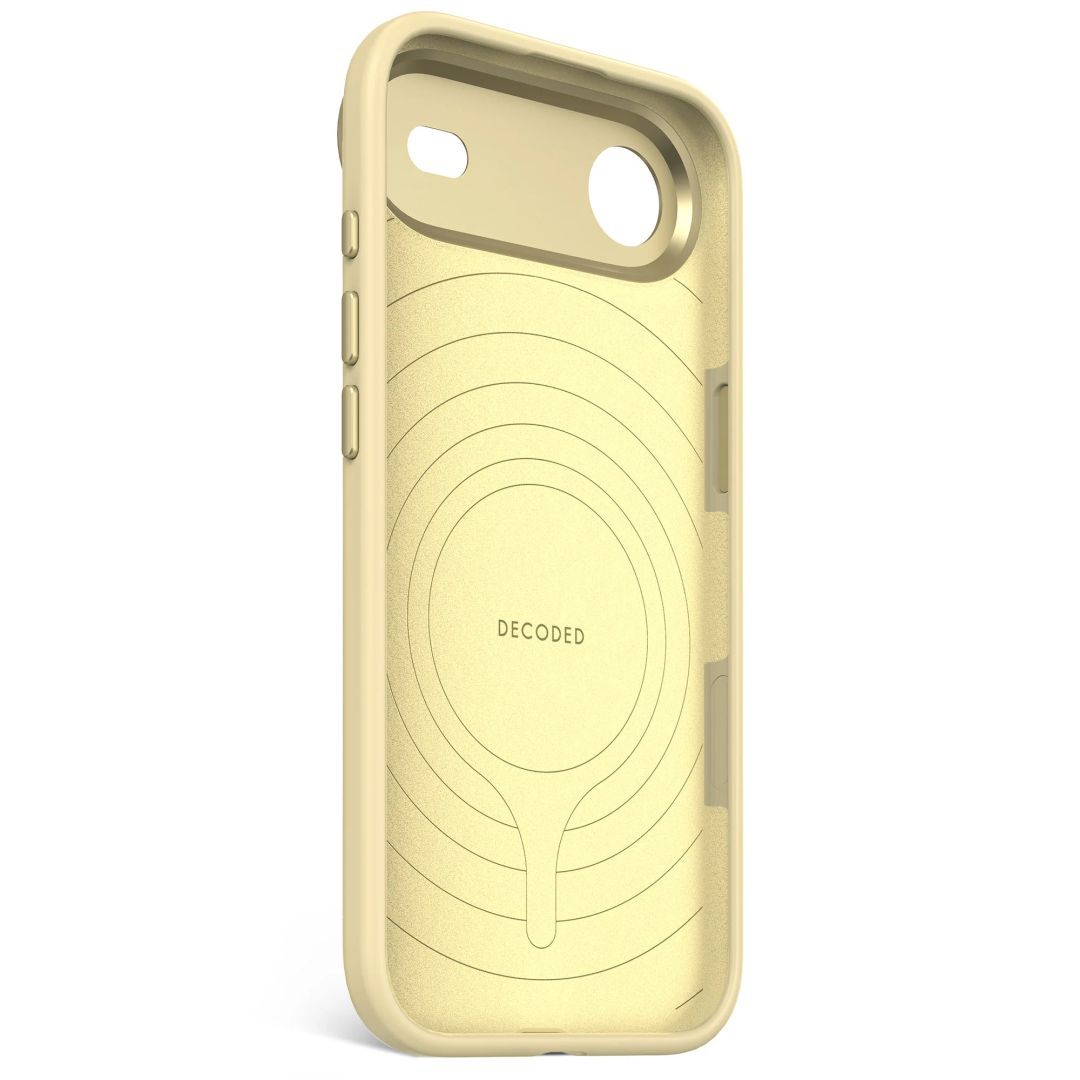 Decoded AntiMicrobial Silicone Backcover for iPhone 17 Air Yuma Yellow