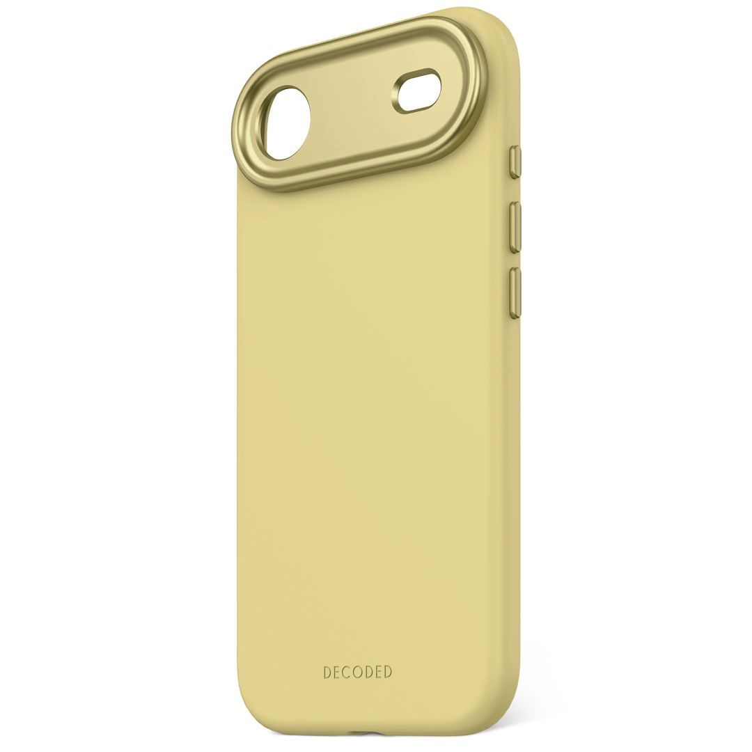Decoded AntiMicrobial Silicone Backcover for iPhone 17 Air Yuma Yellow