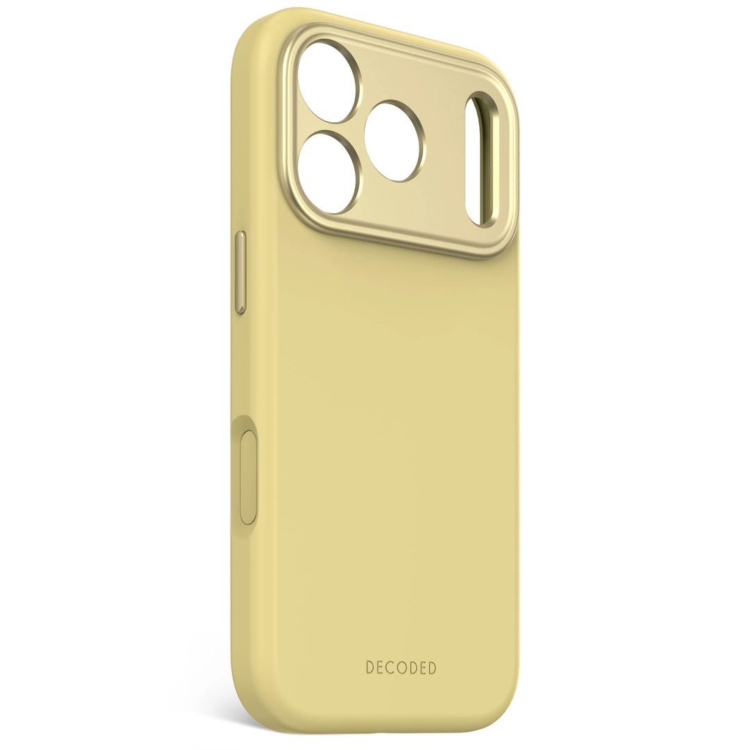 Decoded AntiMicrobial Silicone Backcover for iPhone 17 Pro Yuma Yellow