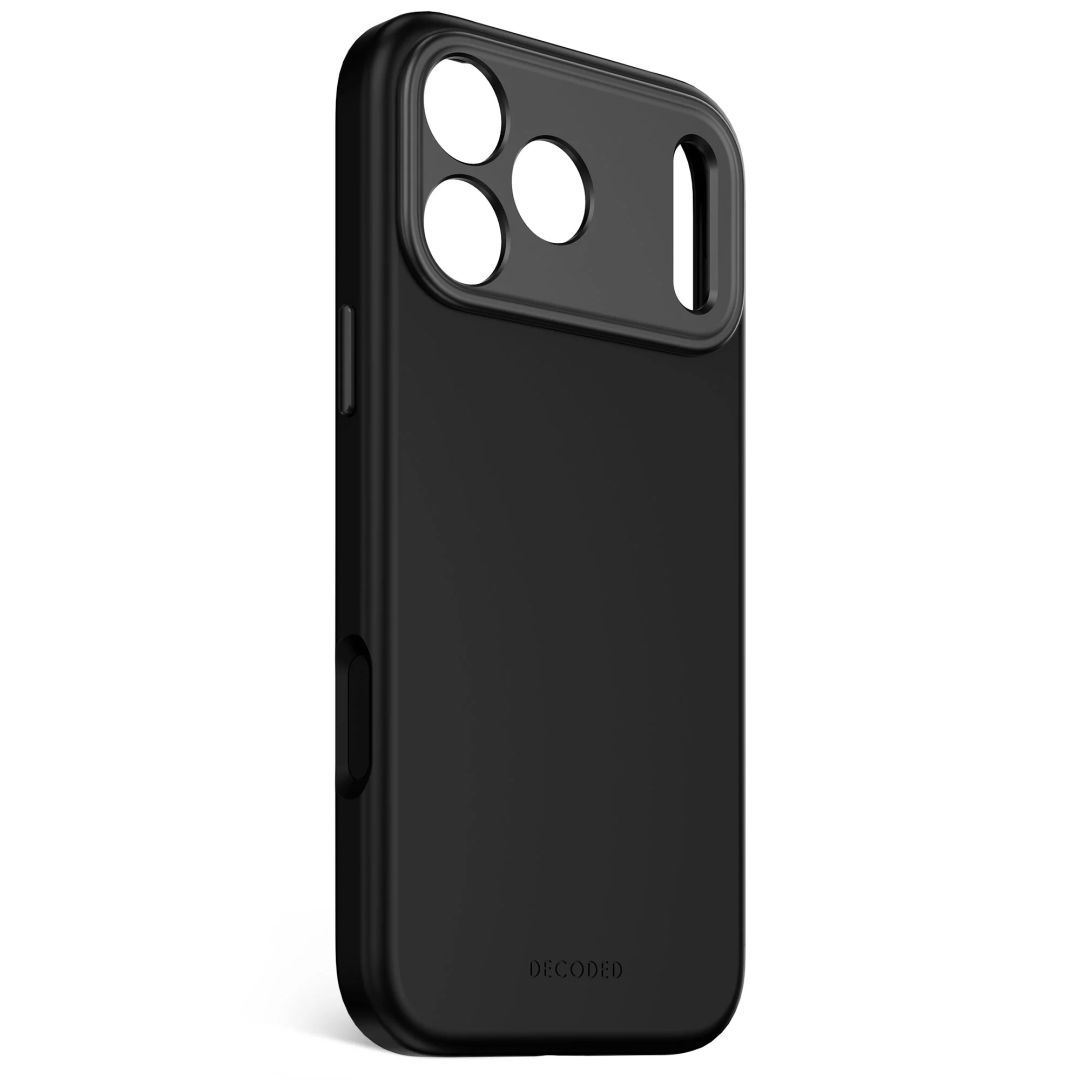 Decoded AntiMicrobial Silicone Backcover for iPhone 17 Pro Max Phantom Black