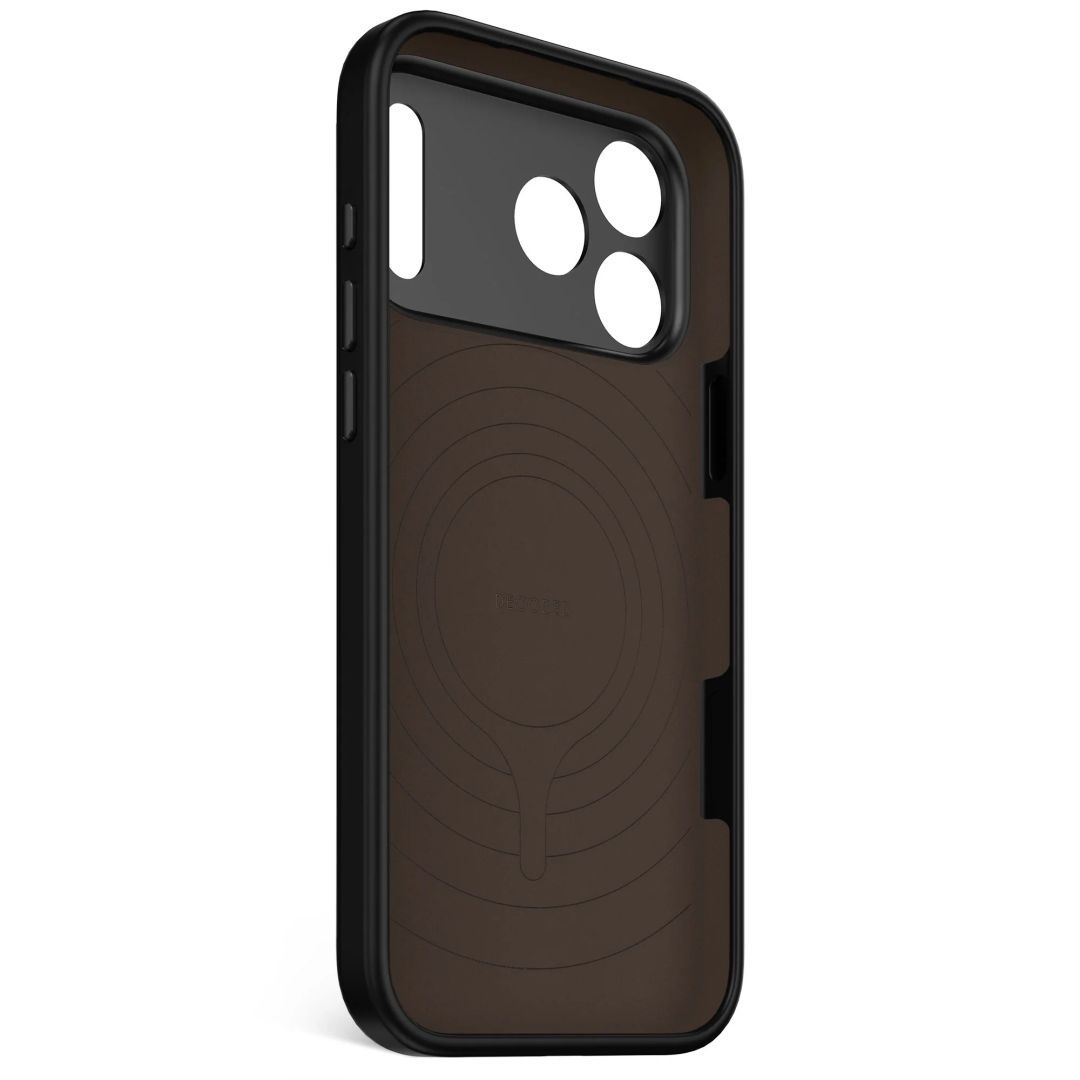 Decoded AntiMicrobial Silicone Backcover for iPhone 17 Pro Max Phantom Black