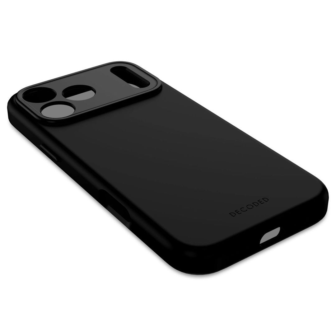 Decoded AntiMicrobial Silicone Backcover for iPhone 17 Pro Max Phantom Black
