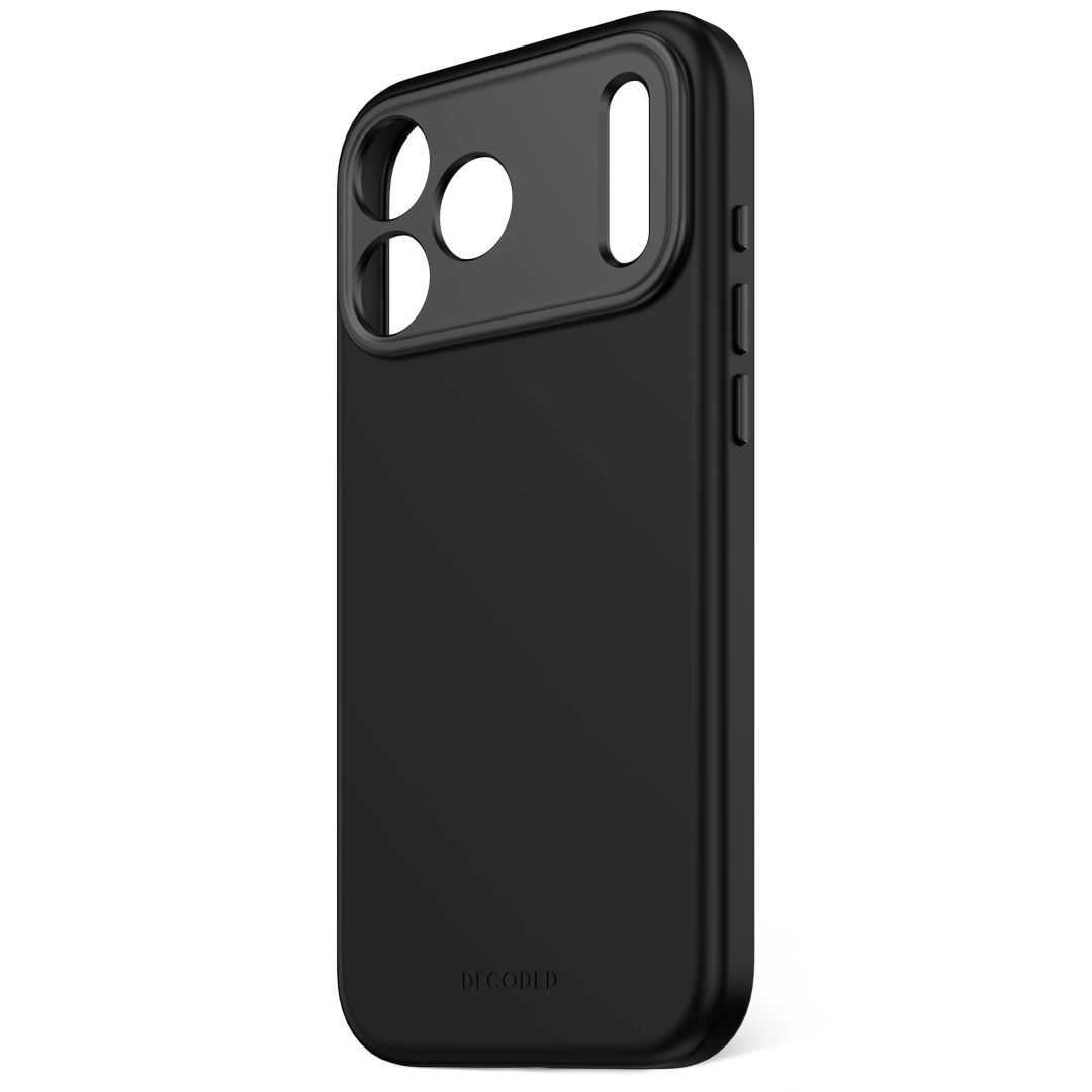 Decoded AntiMicrobial Silicone Backcover for iPhone 17 Pro Max Phantom Black
