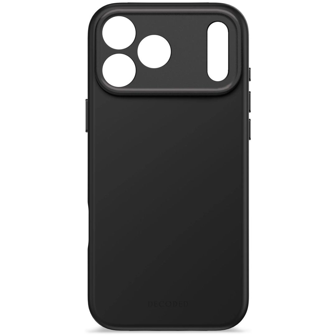 Decoded AntiMicrobial Silicone Backcover for iPhone 17 Pro Max Phantom Black