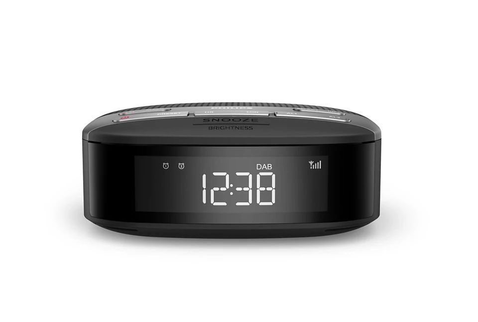 Philips Alarm Clock FM Radio Black