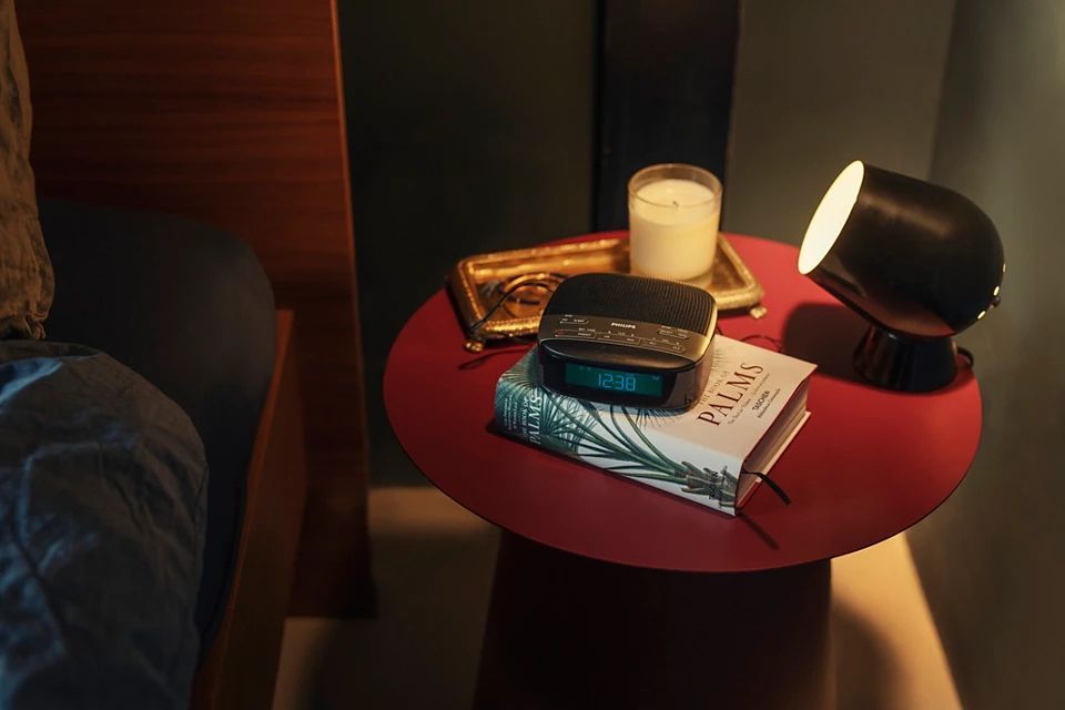 Philips Alarm Clock FM Radio Black