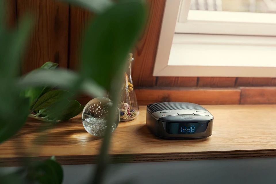 Philips Alarm Clock FM Radio Black