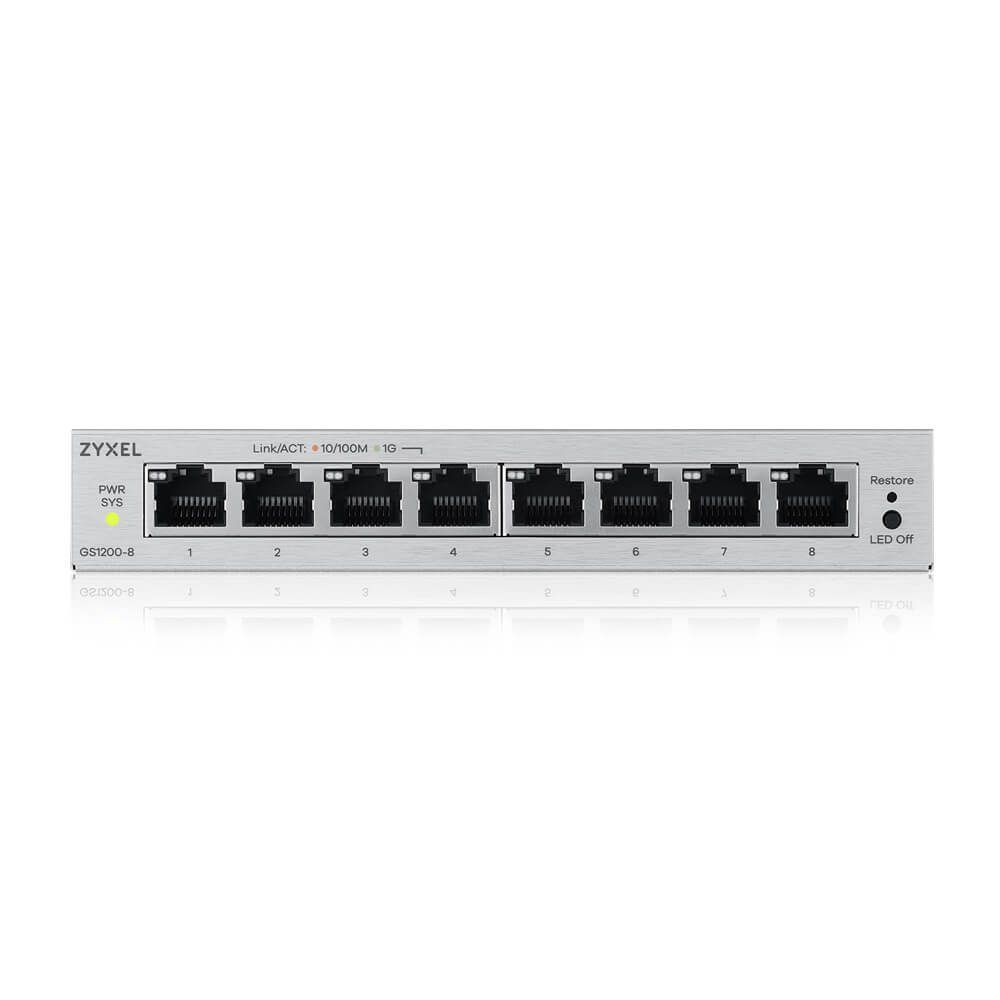 ZyXEL GS1200-8V3 8-Port GbE Web Managed Switch