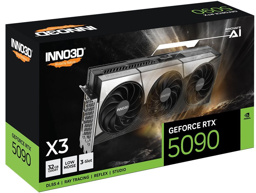 Inno3D GeForce RTX5090 32GB GDDR7 X3 Inno3D GeForce RTX5090 32GB GDDR7 X3