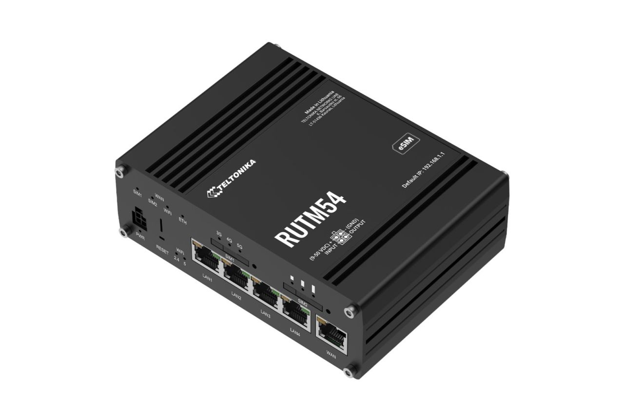 Teltonika RUTM54 5G ROUTER WITH TELIT MODEM