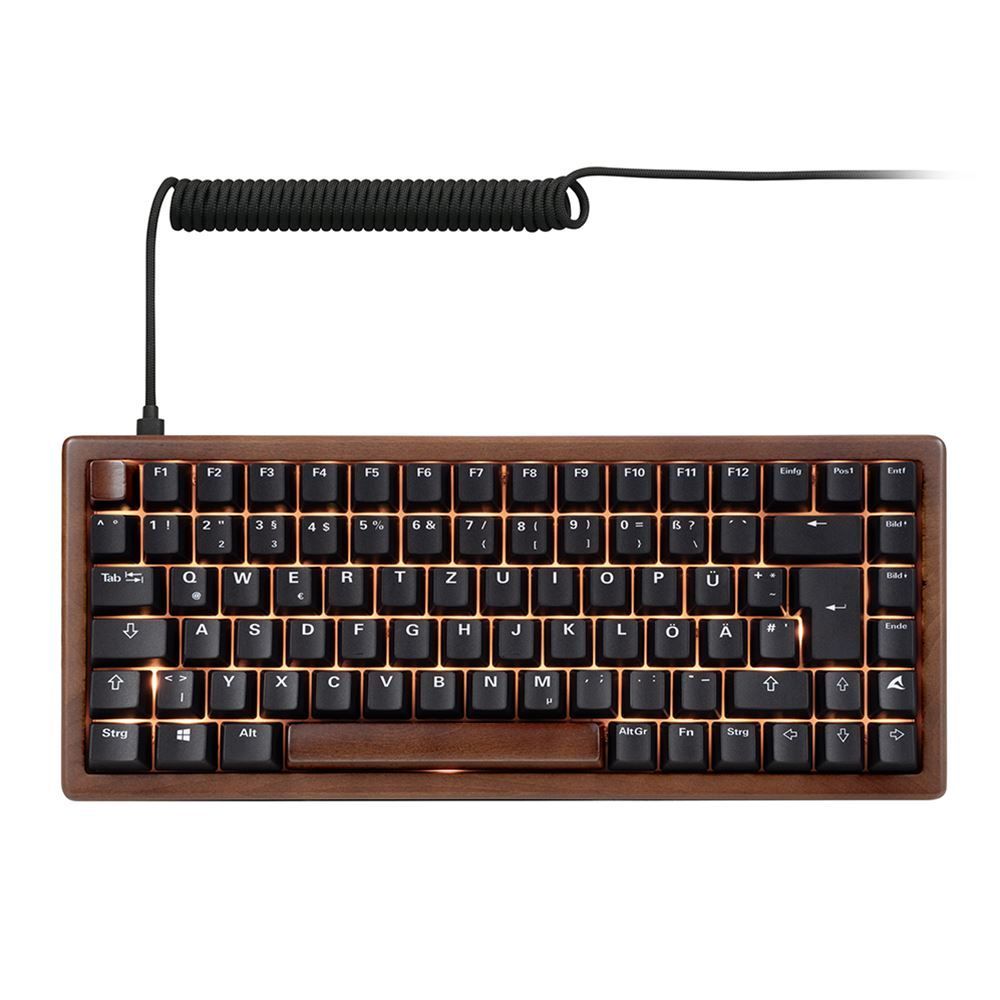 Sharkoon Skiller SGK50 S3 Wood PBT Gaming Keyboard Brown/Black US