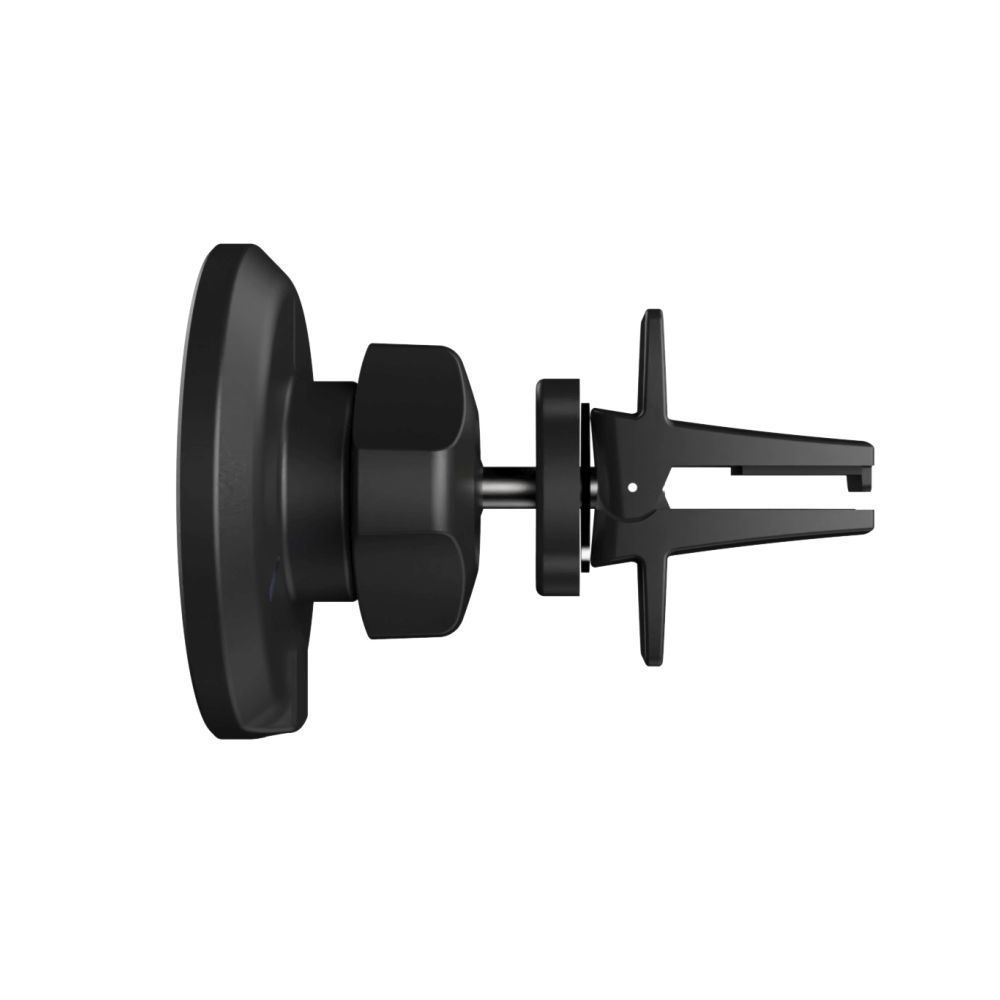 FIXED MagRound mágneses autós vezetéknélküli töltő és telefontartó MagSafe támogatással, fekete, FIXMRO-BK