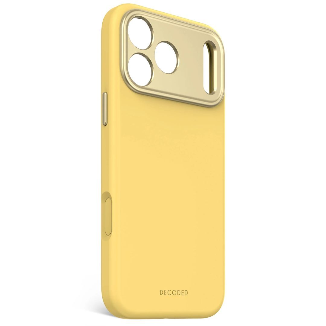 Decoded AntiMicrobial Silicone Backcover for iPhone 17 Pro Max Yuma Yellow
